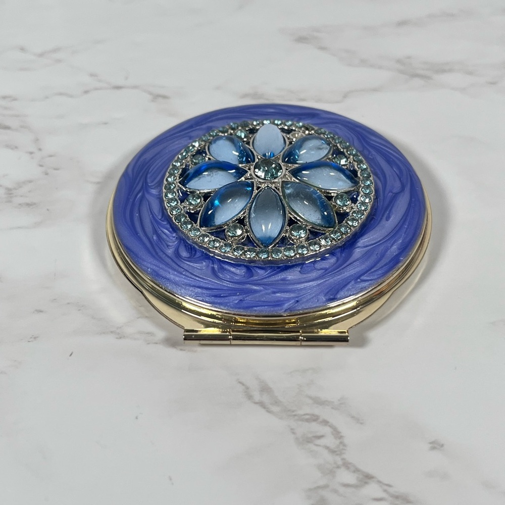Jeweled Compact Mirror - Picture 4 of 9